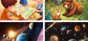 Livro de colorir infantil de animais para crianças